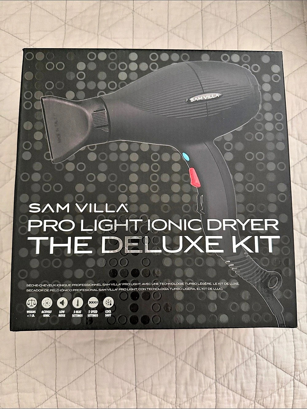 Sam Villa Pro Light Ionic Dryer The Deluxe Kit Black